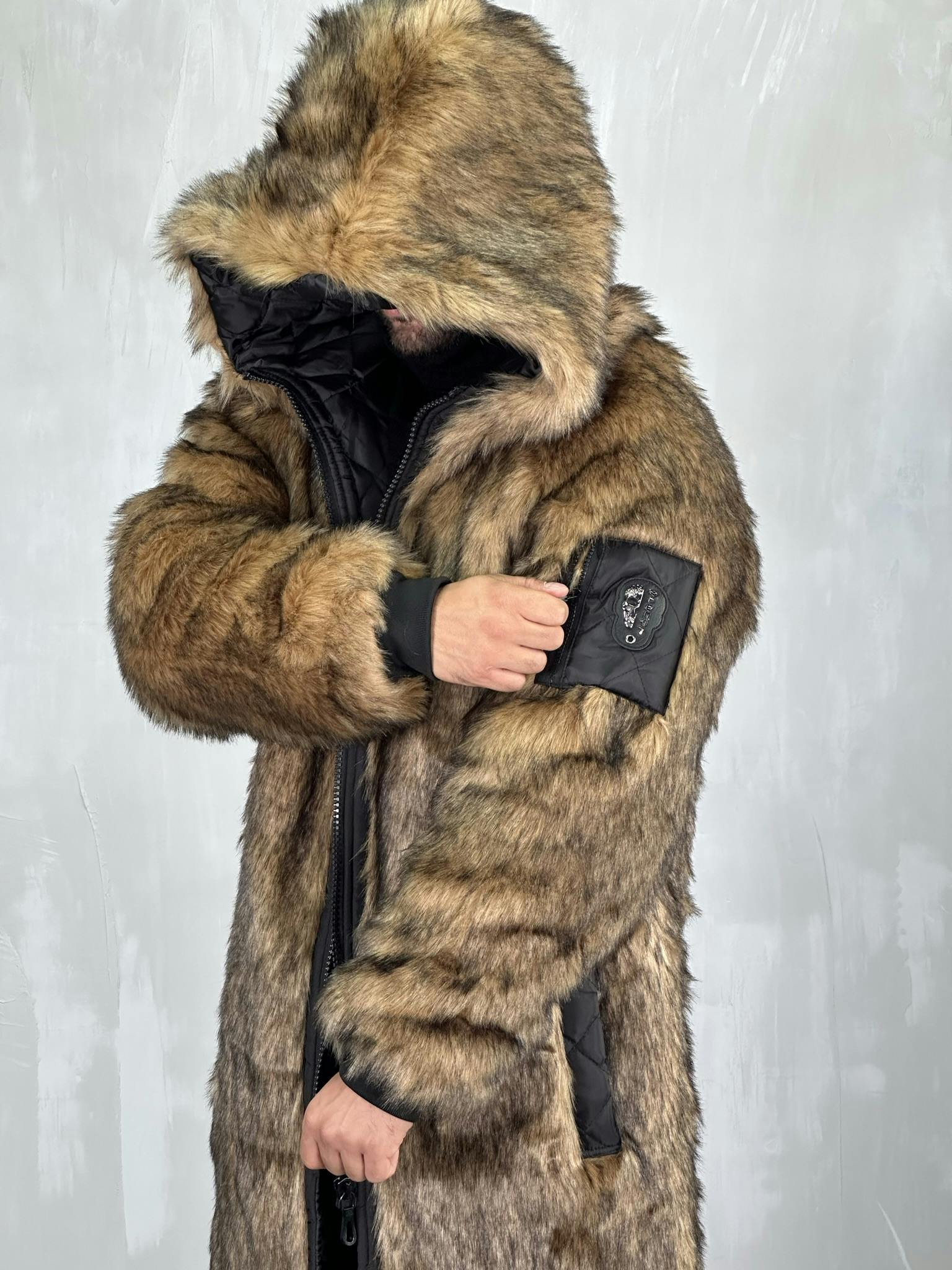 Muška zimska jakna sa krznom OPJ 3616