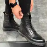 Muške kožne čizme TER 8062