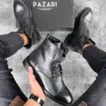 Muške kožne čizme TER 8151