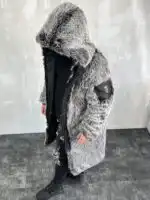 Muška zimska jakna sa krznom OPJ 3616 - Slika 2