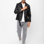 Muška kožna jakna ZGO 9626