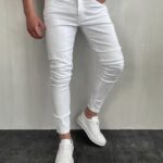 Muške bele farmerke PZR 9149