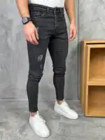 Muške slim fit farmerke sa grebanjem – više boja - Slika 26