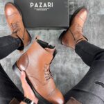 Muške kožne čizme TER 8151