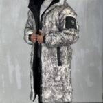 Muška zimska jakna sa krznom OPJ 3616