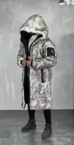 Muška zimska jakna sa krznom OPJ 3616