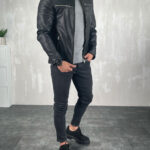 Muška kožna jakna ZGO 9536