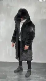 Muška zimska jakna sa krznom OPJ 3616 - Slika 13