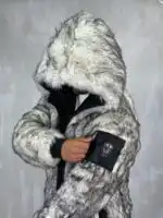 Muška zimska jakna sa krznom OPJ 3616 - Slika 6