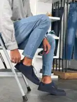 Muške elegantne sebago cipele od prave brušene kože TER 1624 - Slika 16