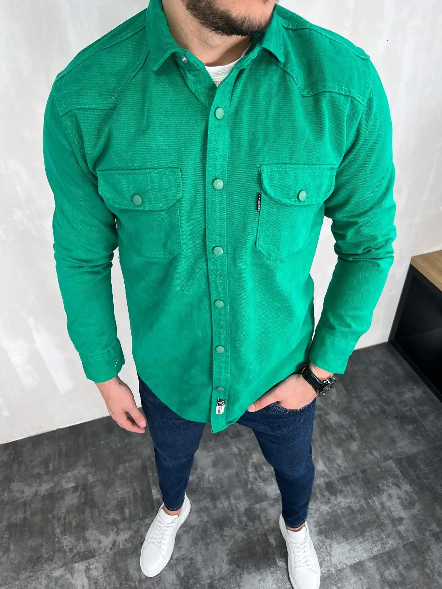 file-f119e5916308de9ecac1819043bdbfcf Muška teksas košulja sa džepovima – PZR - Slika 1