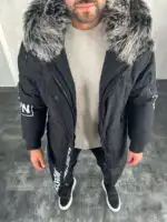 Muška zimska jakna sa krznom OPJ 3113 - Slika 16