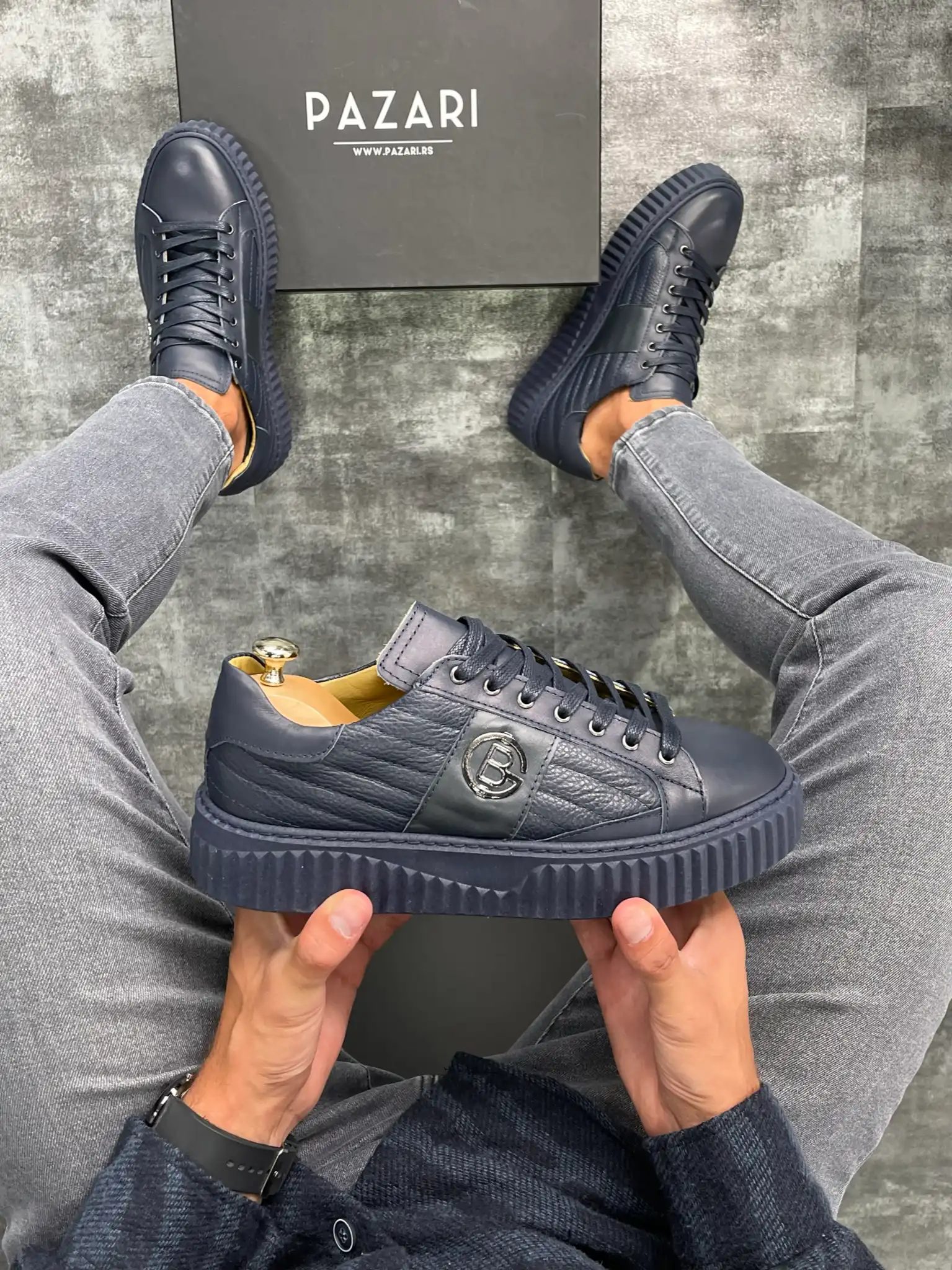 file-f862dd845a9f012e3668d25c337d3c89 Muške kožne patike DST 8005 - Slika 1