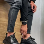 Muške kožne patike sa debelim đonom TER 8511