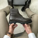 Muške kožne čizme TER 8044