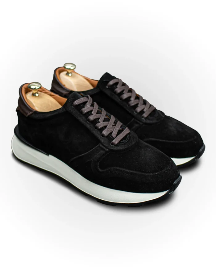 muske patike od velura sportsko elegantne crne ter8515 slika 3 scaled