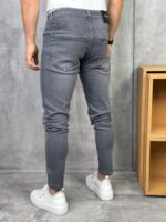 Muške sive farmerke slim fit PZR 9038 - Slika 4