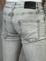 Muške slim fit svetlosive farmerice PZR model - Slika 3