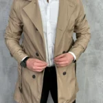 Muški mantil slim fit za posao i svečane prilike