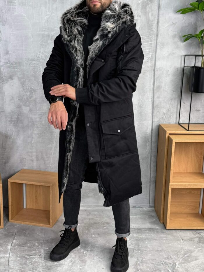 Muška zimska jakna sa krznom OPJ 3617 - Slika 9