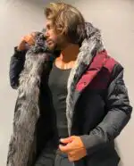 Muška zimska jakna sa krznom OPJ 3602 - Slika 12