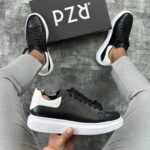 Muške kožne patike sa visokim belim đonom MDX 8445