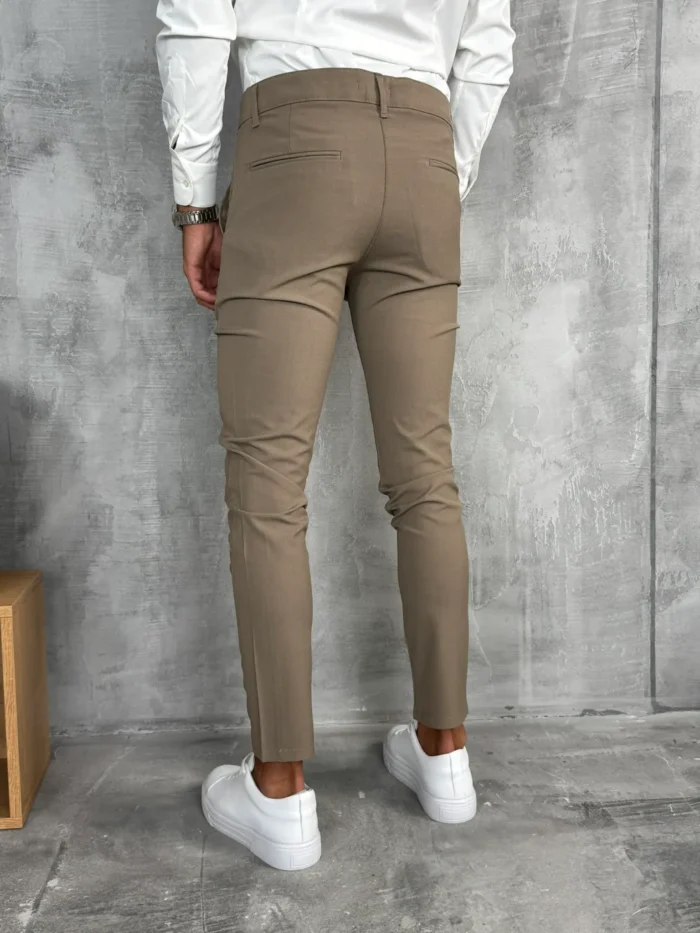 Muške braon pantalone PZR 3777 - Image 3