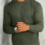 Muški topli džemper slim fit PZR6968