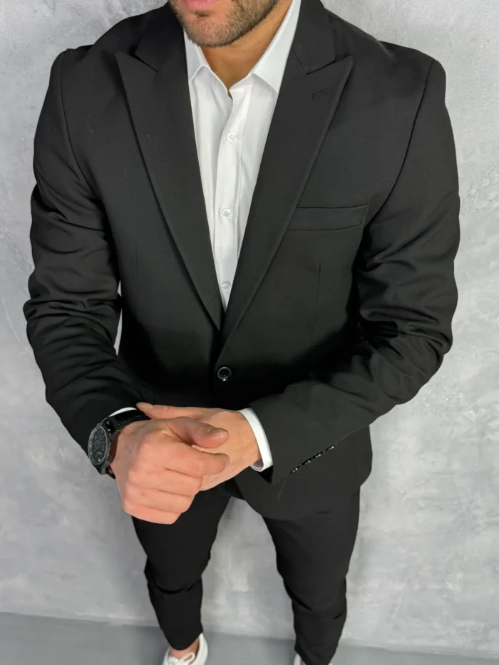 muski sako crni sportsko elegantni s054 slika 1