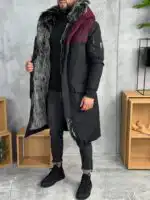 Muška zimska jakna sa krznom OPJ 3602 - Slika 18