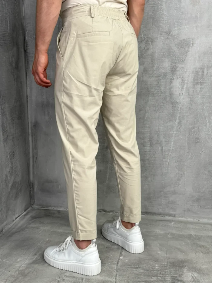 moderne muske pantalone sa podesivim pojasom bez pzr9446 slika 6