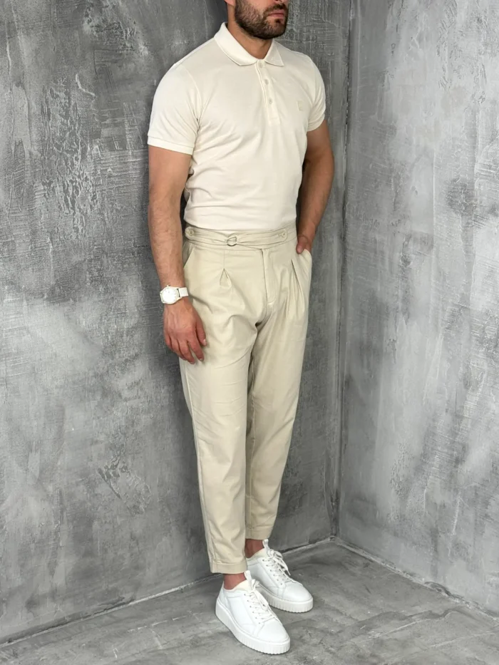 moderne muske pantalone sa podesivim pojasom bez pzr9446 slika 9