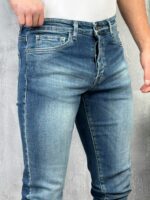 Muške farmerice sa svetlim ispranim efektom – Slim Fit PZR