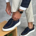 Muške elegantne cipele Sebago od prirodne brušene kože TER8579