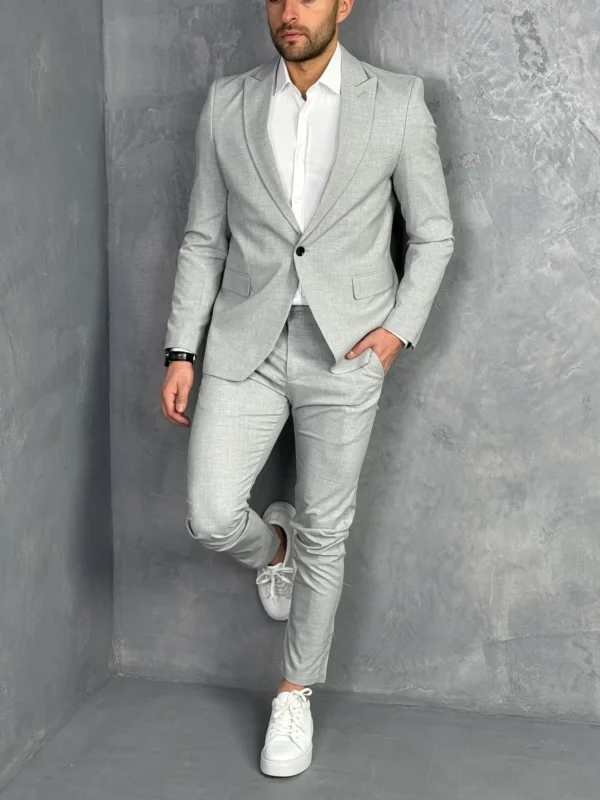 muski sako svetlosivi sportssko elegantni S3046 slika 5
