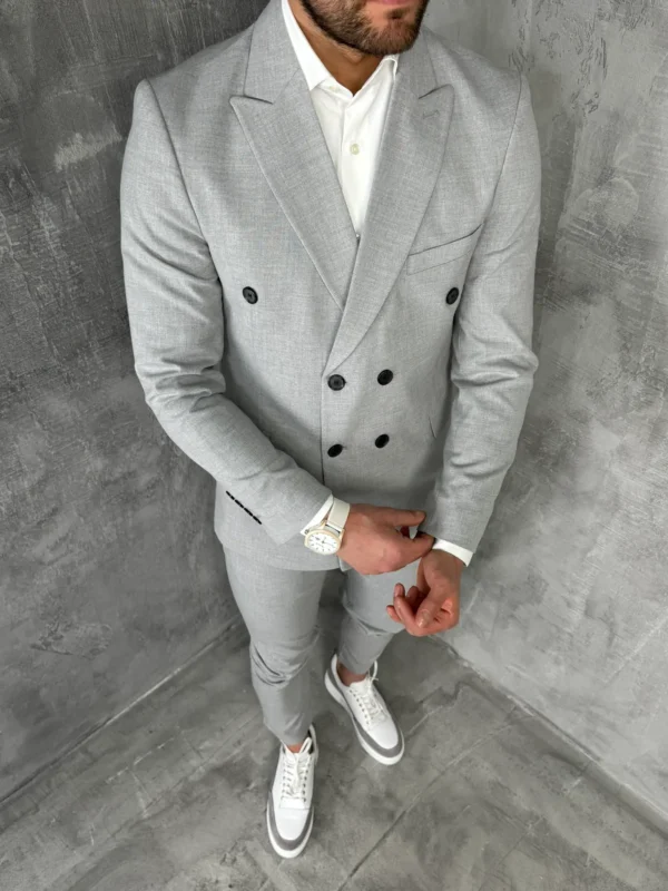 musko odelo svetlo sivo sportsko elegantno za maturu pzr9981 slika 2