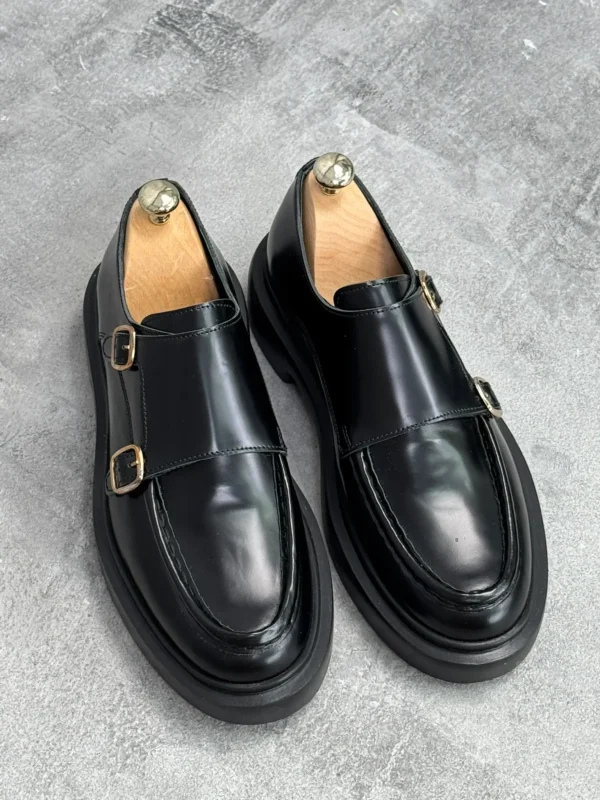elegantne muske cipele crne sa kopcom ter1575 slika 4