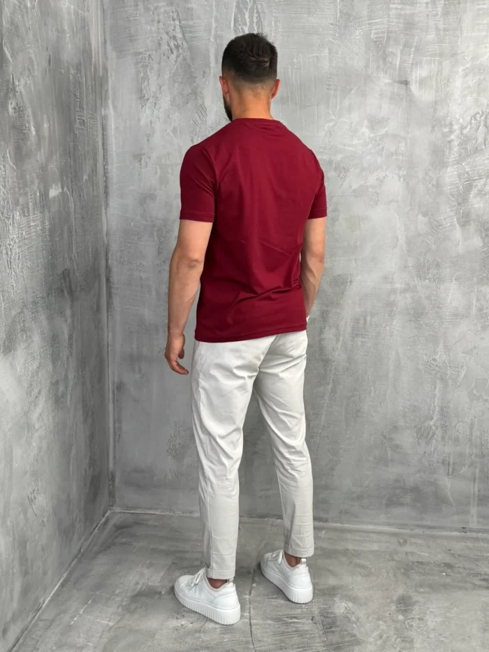 muska pamucna majica bordo pzr5500 slika 4