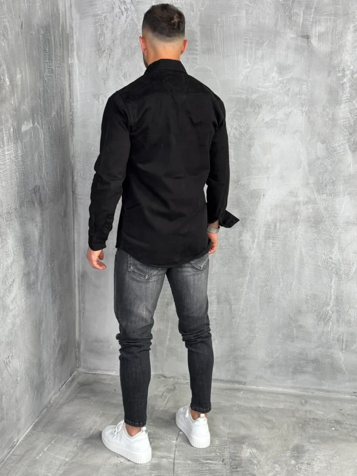 muska teksas jakna crna tanka pbk1130 slika 3