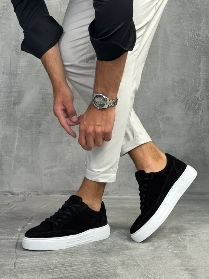 muske kozne patike lifestyle crne ter8626 slika 4
