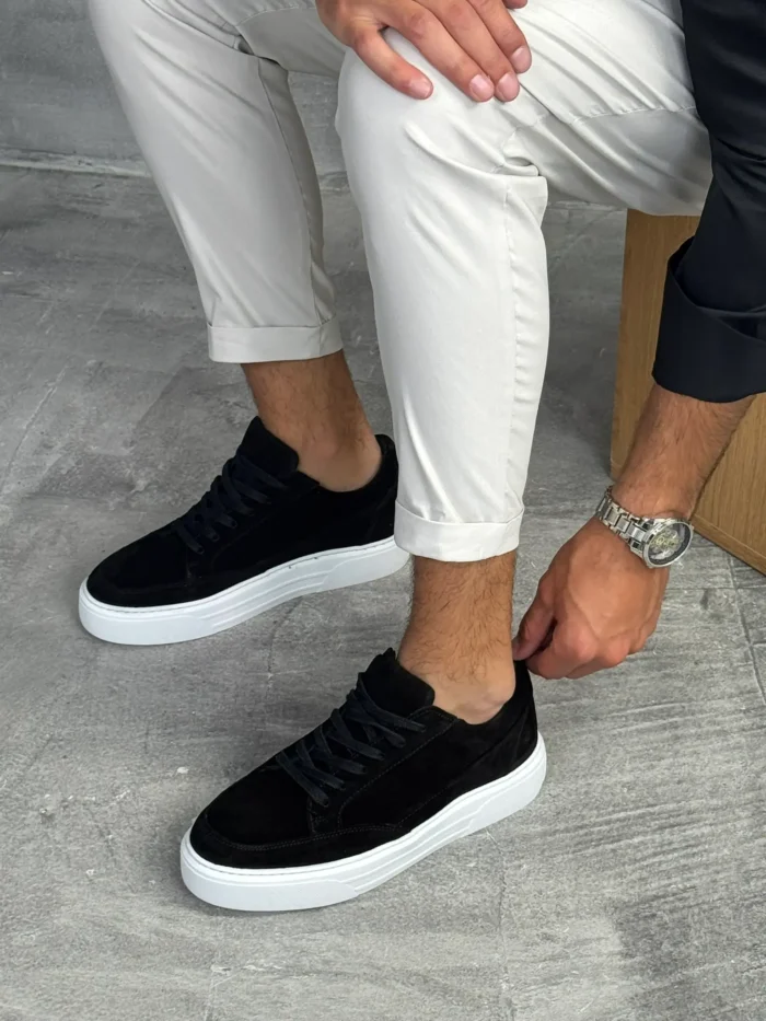muske kozne patike lifestyle crne ter8626 slika 5