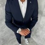 Muško teget odelo – klasično kopčanje PZR1365