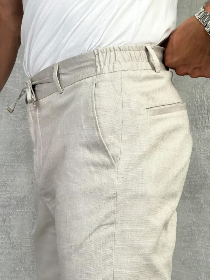 letnje pantalone muske sive pamucne pzr5060 slika 4