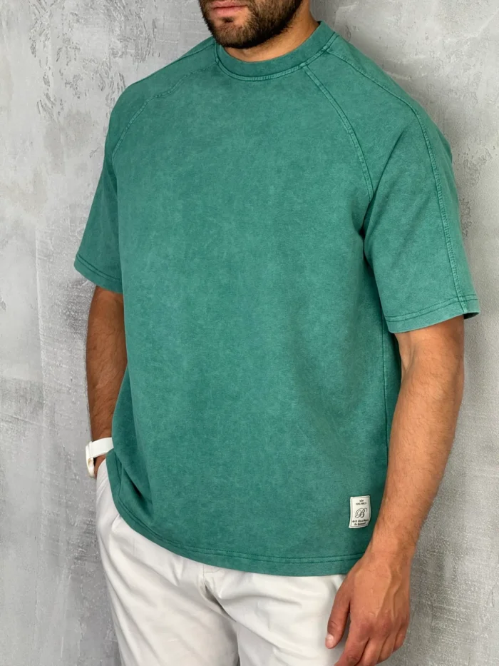 muskao oversize majica zelena kb4514 slika 1