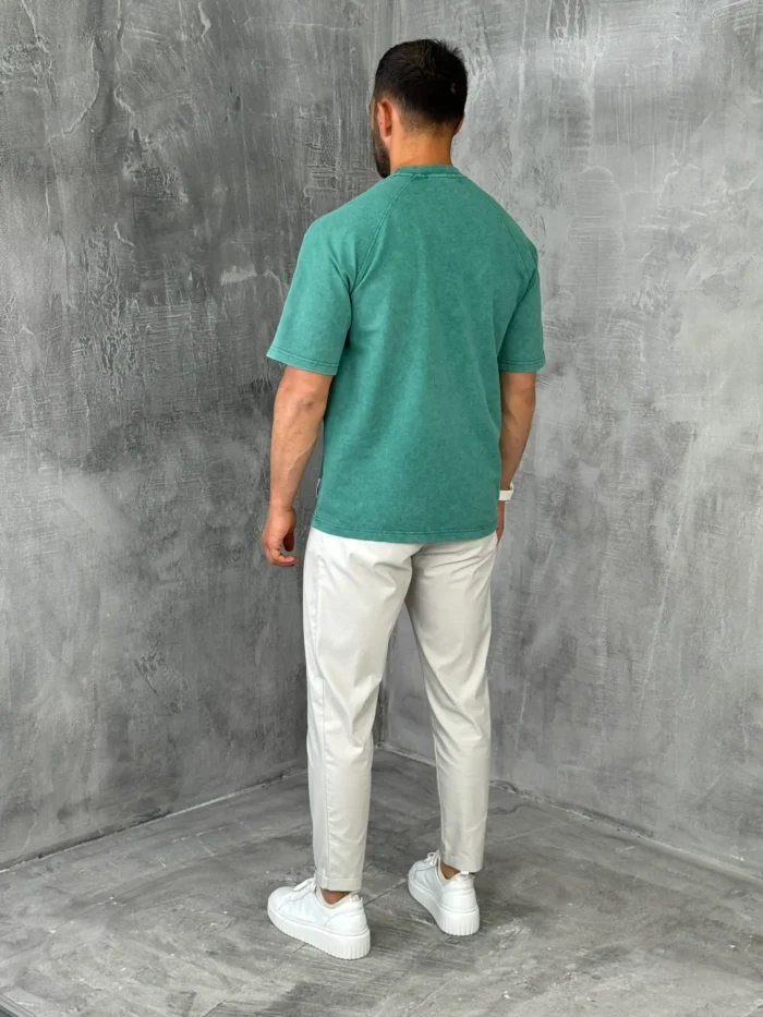 muskao oversize majica zelena kb4514 slika 4