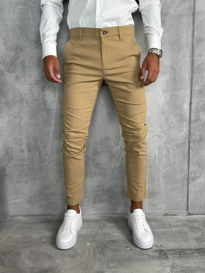 Muške braon pantalone PZR 3777 - Image 2