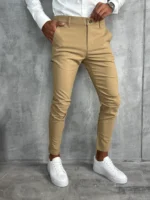 Muške braon pantalone PZR 3777 - Image 6