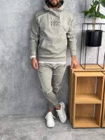 Muška komplet trenerka sa kapuljačom slim fit PZR6524