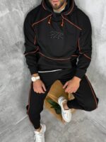 Muška komplet trenerka sa kapuljačom slim fit PZR6524 - Slika 14