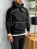 Muška komplet trenerka sa kapuljačom slim fit PZR6524 - Slika 21